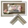 Stylespace Pewter Gold Bezel for 43" Samsung The Frame TV (2021-2026) view 1
