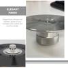 BESPORTBLE Record Weight Stabilizer and Turntable Disc Clamp for Vinyl Records, Low Profile Aluminum Silver Turntable Weight for HiFi Audio, Vibration Reduction for Music Enthusiasts view 3