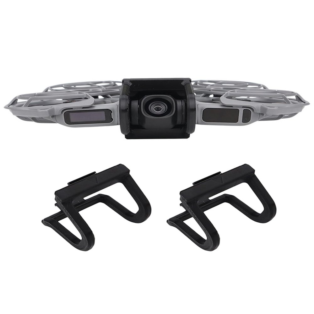 2-Pack Lens Cover for DJI Neo 2 Drone, FJIASTB Thickening PE Gimbal Protector (Black)