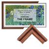 Stylespace Gilded Walnut 65" TV frame - Compatible ONLY with Samsung The Frame TV and Pro TVs (Fits 2021-2026 models, model codes:65LS03A/B/C/D/FA/FW/HE/HW) view 1