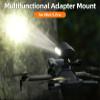 BTG DJI Mini 5 Pro Drone Action Camera Mount Holder for DJI OSMO 360 Nano Action 5 Pro 4 3/Pocket 3 2 /Insta360 Go Ultra 3S/ONE X5 X4/ONE R/Night Light Sport Camera Mount view 2