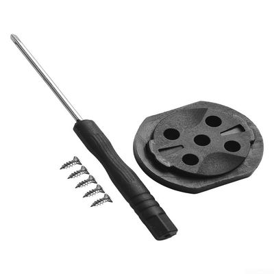 Computer Mount Base Male Seat Connector Repair Part for and Cycling Computers, Black Plastic Bracket(Repair Part)