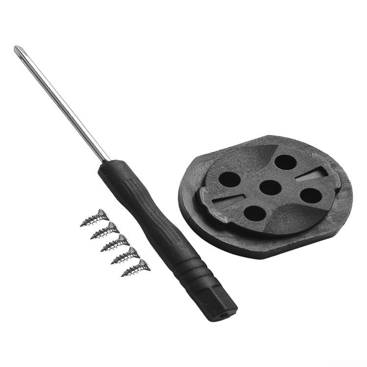 Computer Mount Base Male Seat Connector Repair Part for and Cycling Computers, Black Plastic Bracket(Repair Part)