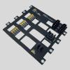 KEXIAO SFF8643 to 4 Slot Hard Drive Backplane with Full Tantalum Capacitors and Large Hollow Heat Dissipation for Stable Power view 4