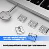 KEXIAO Stainless Steel Type C Port Blockers Security Removable Seal with for Laptops Tablets AntiTheft Data Protection view 2