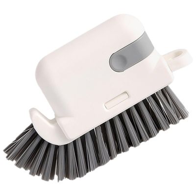 BCOATH Small Groove Cleaning Brush for Window Tracks, Detachable 3-in-1 Corner and Gap Cleaner Tool for Home Kitchen and Door Frame Cleaning, Gray,
