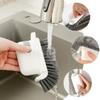 BCOATH Small Groove Cleaning Brush for Window Tracks, Detachable 3-in-1 Corner and Gap Cleaner Tool for Home Kitchen and Door Frame Cleaning, Gray, view 4