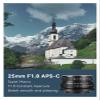 Lens, 25mm F1.8 Mirrorless Camera Wide Angle Lens,Compatible for Sony E-Mount Fujifilm XF Nikon Z M4/3,for Camera(Z) view 3