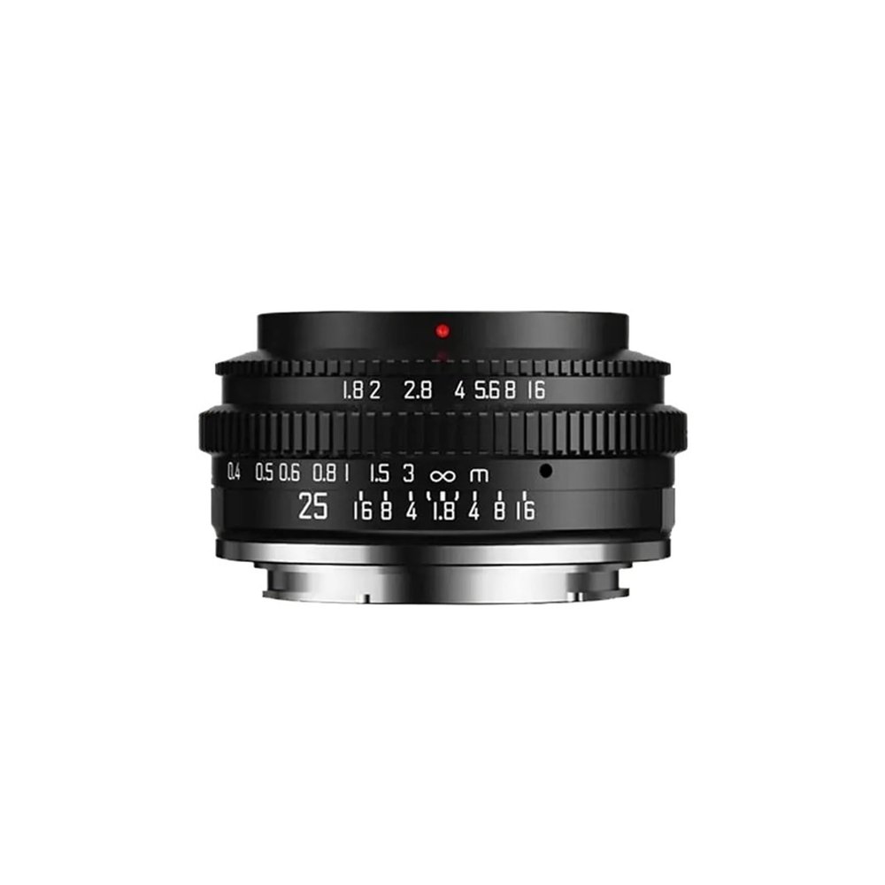 Lens, 25mm F1.8 Fixed Portrait Lens,Compatible for Sony E, Fuji X, Canon RF/EF-M, M4/3, Nikon Z, L Mount,for Camera(EF-M)
