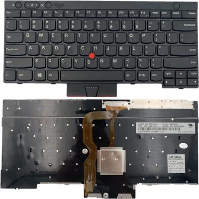 100% New Replacement Laptop Keyboard T430 T430S X230 T530 W530 for Lenovo IBM ThinkPad T430 T430S T430I X230T X230I T530 W530 (Not Compatible with T430U X230S) with Pointer (No Backlight), Black