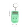 KEXIAO Portable 8 Digit with Cover Calculator Keyring Keychain Attachment for School Office and Travel view 3