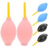 PERSELOSO 6Pcs Silicone Air Blower Dust Balls for Eyelash Extension and Electronics, Portable Compressed Air Pump Dust Blower Set for Camera and Computer Cleaning view 1