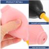 PERSELOSO 6Pcs Silicone Air Blower Dust Balls for Eyelash Extension and Electronics, Portable Compressed Air Pump Dust Blower Set for Camera and Computer Cleaning view 3