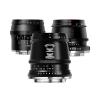 Lens, 17mm F1.4 APS-C Manual Focus Portrait Photography Lens,Compatible for Sony E Fuji X Canon M M43,for Camera(17mm F1.4,Black,Z) view 3