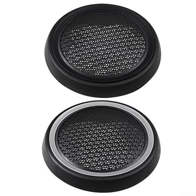 ABS Front Door Speaker Cover Grille Replacement for R56, R55, R57, R58, R59 Clubman, Hatchback, Convertible, For Roadster 2007-2015(Black)