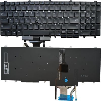 100% New Replacement Laptop Keyboard with Backlit for Dell Latitude E5550 E5570 E5580 E5590 E5590 E5591 5550 5570 5580 5590 5591, Precision 3510 3520 7510 7520 777 10 77 20 0383D7