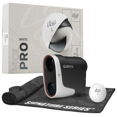 Garmin Z30 with Vice Pro White Signature Towel