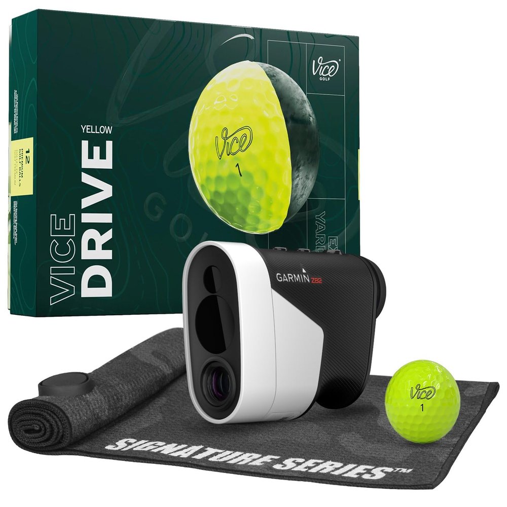 Garmin Z82 with Vice Drive Yellow Signature Towel