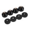 4 Set Speaker Isolation Feet, Aluminum Alloy Speaker Vibration Absorber Spike, Shockproof Stand Feet with Anti - Slip Mat for CD DVD Player Amplifier, High Density Damping Isolatio (Black) view 4
