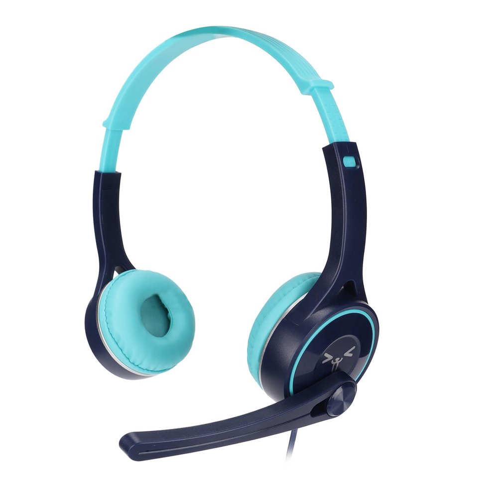Children's Headset Stereo Foldable Portable, Wired with 3.5mm Jack, Comfortable On Ear Headphones for Smartphones Computers Tablets, Lightweight ABS PVC Material fo