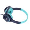 Children's Headset Stereo Foldable Portable, Wired with 3.5mm Jack, Comfortable On Ear Headphones for Smartphones Computers Tablets, Lightweight ABS PVC Material fo view 4