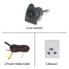170 Wide Angle Waterproof Night Vision Vehicle Front View Camera Compatible for Toyota Logo Assisted Parking Camera view 2