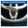 170 Wide Angle Waterproof Night Vision Vehicle Front View Camera Compatible for Toyota Logo Assisted Parking Camera view 3