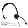 KunEchevyr H390-2.5MV Telephone Headset, Business Communication Headset with Noise Cancelling Mic, 2.5mm Monaural Office Headset for Call Centers Telemarketing, Adjustable Volume and Mute F view 2