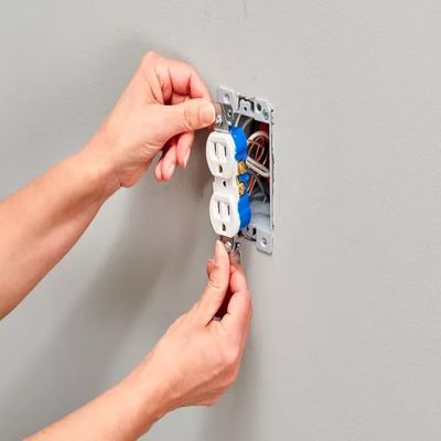 4K Ultra HD Oultet Receptacle Wall Socket Wi-Fi Pinhole Nanny Spy Camera - 120V AC Wired (Uses Existing Wires Inside Wall)