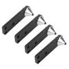 4PCS Speaker Shockproof Bracket, Audio Suspension Bracket with All - Aluminum Material, Subwoofer Shockproof Spike for HiFi Speaker and Bookshelf Speakers, Eliminates Sound Polluti view 3
