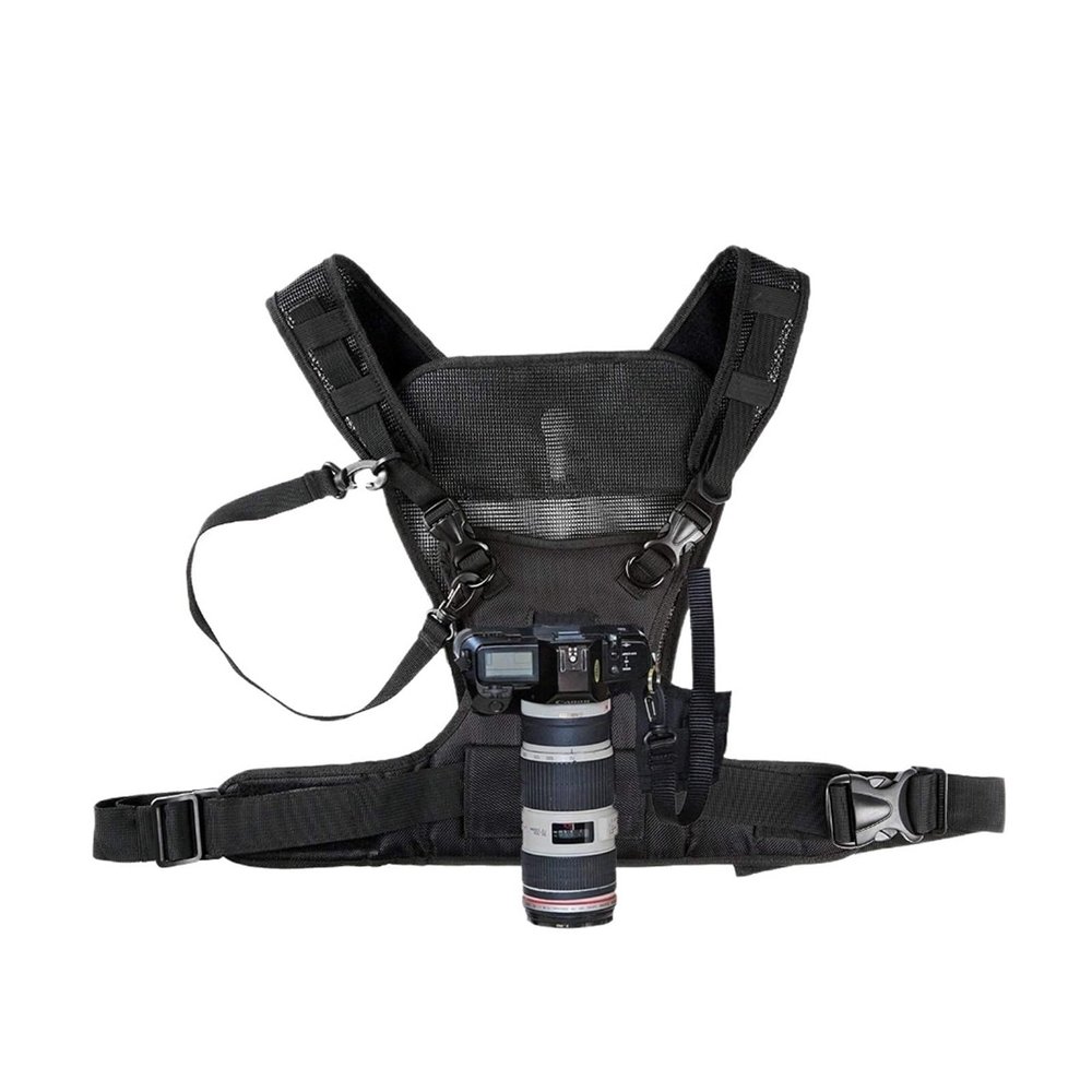 Camera Carrying Chest Harness Vest with Secure Straps,Compatible for 1 DSLR Cameras