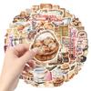 100pcs Cute Kitchen Baking Stickers Realistic Bakery Transparent Recipe Waterproof Food Stickers Pack for DIY Scrapbook Water Bottles,Laptop,Funny Bakery Themed Party Decorations view 4