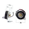 0.9 Degree 36MM Stepper Electronic Starter DC 12V 2-Phase 4-Wire Round Thin Stepping Electronic Starter 13 Teeth MXL Motor Drivers view 4