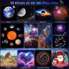 Galaxy Star Projector, 13 in 1 Planetarium Projector Space Ceiling Nebula Starry Sky Night Light with Light Strip, Dynamic Meteor Effect. Home Theater Living Room Decor for Kid Adult Gift view 2