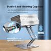 Adjustable Metal Laptop Stand - Ergonomic Height for Optimal Airflow, Universal Compatibility with Notebooks, Tablets, and Books - Perfect for Home Office & Gaming view 3