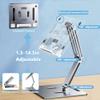 Adjustable Metal Laptop Stand - Ergonomic Height for Optimal Airflow, Universal Compatibility with Notebooks, Tablets, and Books - Perfect for Home Office & Gaming view 4