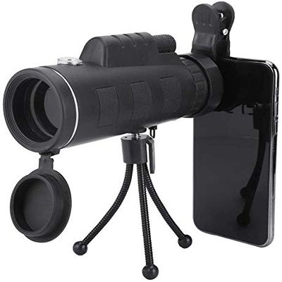 Telescopes, Telescope for Adults, 40 X 60 Mobile Phone Telescope with Tripod Monocular Scope The Use of Pure Optical Glass is Very Good for Remote Recording for Adult Bird Watching Outdoor Travel Bin