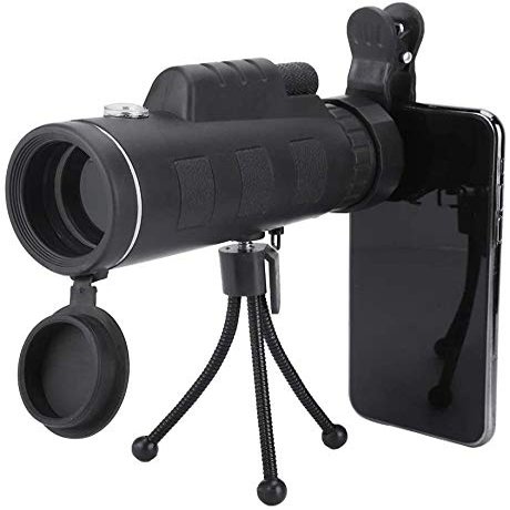 Telescopes, Telescope for Adults, 40 X 60 Mobile Phone Telescope with Tripod Monocular Scope The Use of Pure Optical Glass is Very Good for Remote Recording for Adult Bird Watching Outdoor Travel Bin