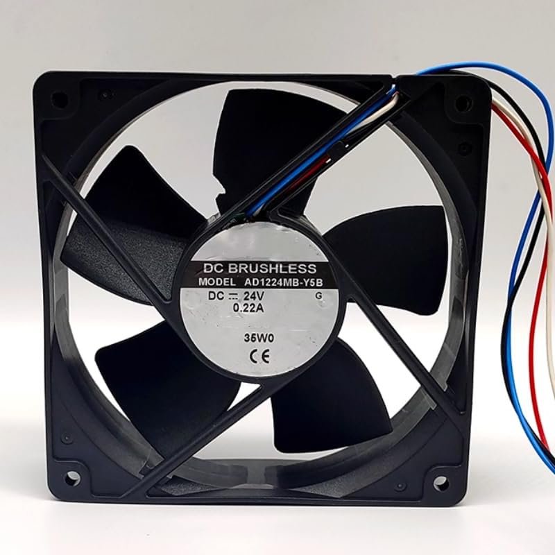 AD1224MB-Y5B DC 24V 0.22A 5.28W 120x120x32mm 4-Wire Cooling Fan