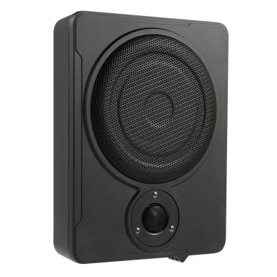 8'' 600w Car Under-Seat Active Subwoofer Power Amplifier Bass Hifi Slim Speaker, Underseat Car Subwoofers with with Varieties of Function Adjustments, Amplified Audio for Most Cars and Trucks