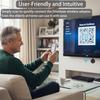 SmartSee HD Wireless Display Dongle Adapter, 4K Screen Mirroring Receiver with 5G 2.4G Dual Band WiFi Media Streaming for iOS Android Mac to TV Projector Monitor Support Miracast AirPlay DLNA view 2
