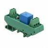 DIN Rail Mount 1 Channel for Relay Board Module, 5V/12V/24V DC Electromagnetic for Relay with 10A Switching Current for Industrial Control and Electrical Engineering(DC12V) view 1