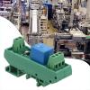 DIN Rail Mount 1 Channel for Relay Board Module, 5V/12V/24V DC Electromagnetic for Relay with 10A Switching Current for Industrial Control and Electrical Engineering(DC12V) view 2