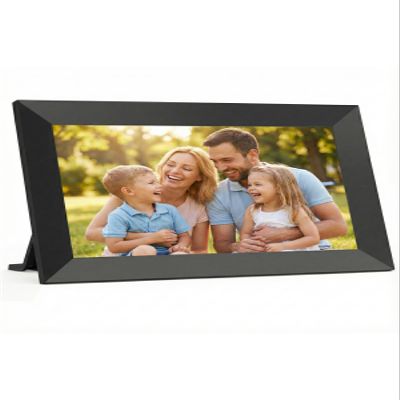 10.1 Inch WiFi Digital Picture Frame with Touch Screen, Photo & Video Display, Easy App Upload, Gift for Family & Friends