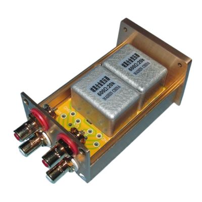 10 Times Magnification Permalloy 600 ohms: 60K Step-up Transformer High-Fidelity Passive Transformer Passive Signal Cattle(Gold)
