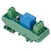 Din Rail 1 Channel for Relay Board, 5V/12V/24V Electromagnetic for Relay Module with 10A Switching Current, NPN/PNP Input, for Electrical Engineering(DC5V) view 1