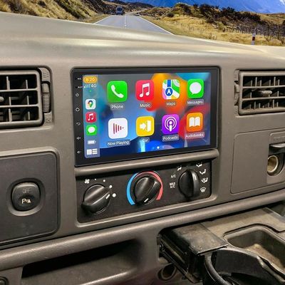 10 inch Car Stereo Radio for 1999-2004 Ford F-250 F-350 Super Duty Double Din Stereo with Backup Camera Bluetooth Head Unit Android 14 with Wireless Carplay & Android Auto GPS WiFi FM RDS SWC,2+64G