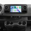 10 inch Double Din Car Stereo for Mercedes Sprinter 2018 2019 2020 2021 2022 with Wireless Carplay GPS Navi, 2+64G Touchscreen Radio for Mercedes Sprinter Head Unit Backup Camera Bluetooth Mirror Link view 1