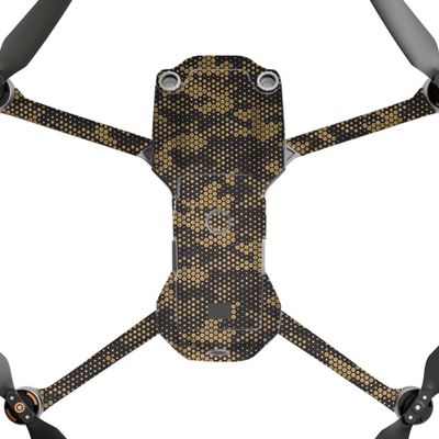 AIR2S Anti-Scratch Camera Vinyl Wrap Film Decal Skin for DJI Air 2S Body Accessories Protective Sticker Protector Coat (Mamba Gold, for DJI Air 2S)