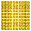 100-Piece Multiple Size Reflective Target Set, Yellow Acrylic Sheets with Crosshair Markings for Total Station, 30mm 40mm 50mm 60mm, for Surveying and Construction(20x20mm) view 1